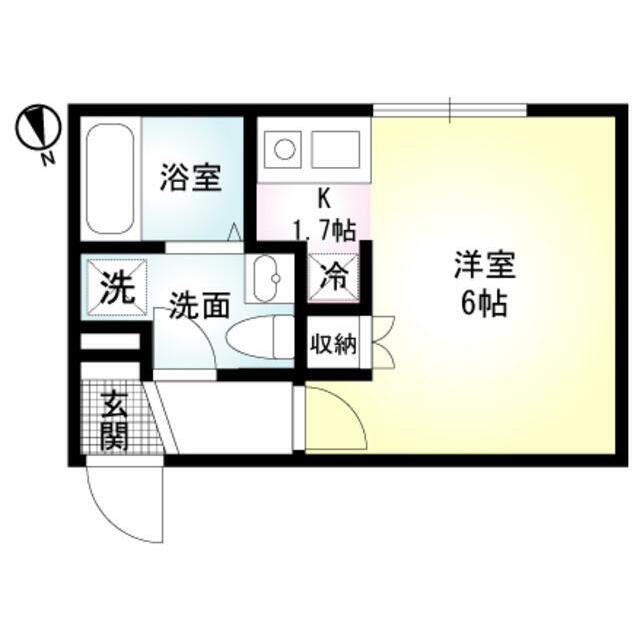 ソレイユ藤沢 103号室 間取り