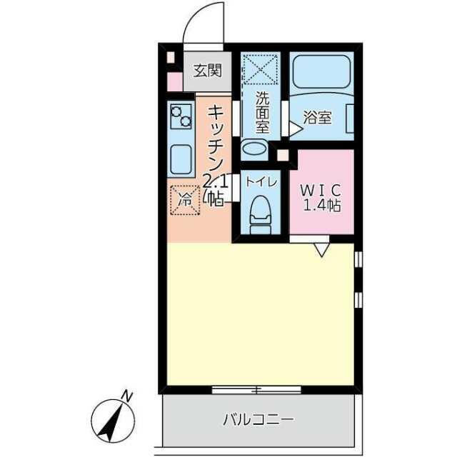 Ｂｒｉｇｈｔ　Ｓｔａｇｅ湘南 301号室 間取り