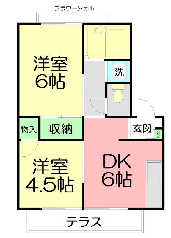 ホワイトオークⅠ 間取り