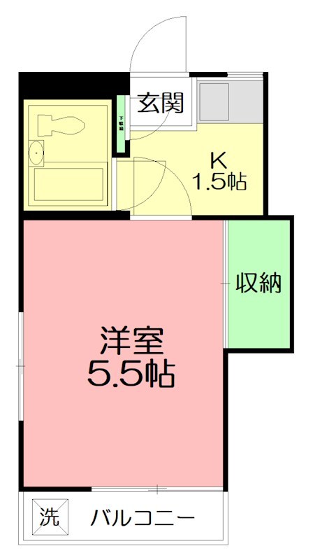 ＭＴ本厚木 201号室 間取り