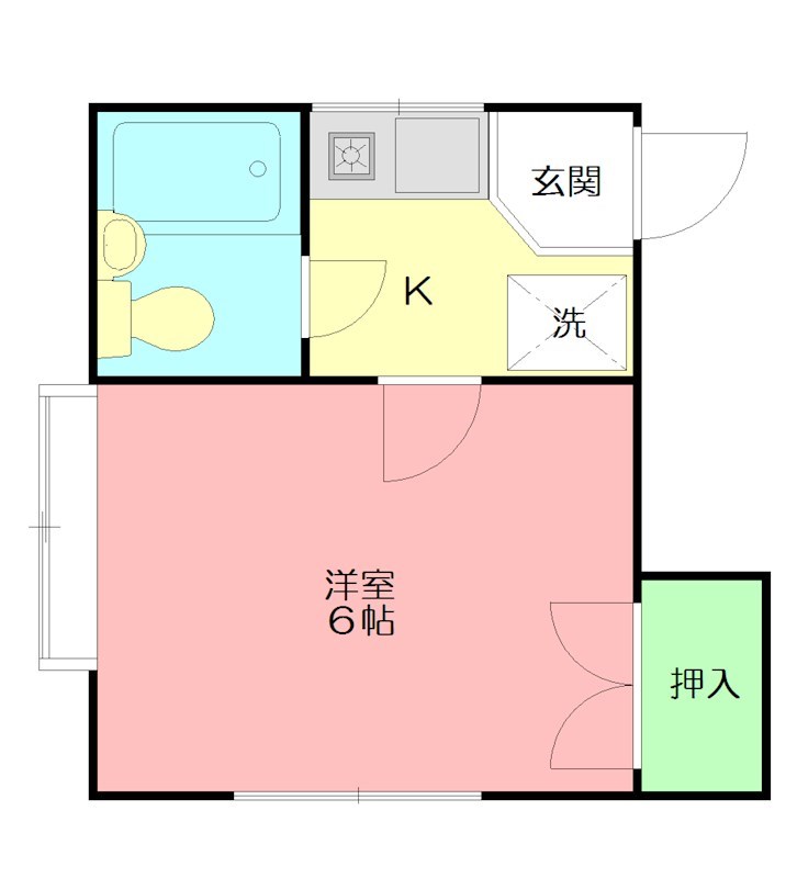 ＦＬヴィラ小菅ヶ谷 201号室 間取り