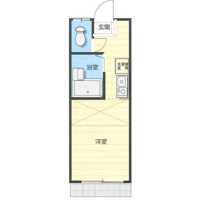 パンシオン伊勢原Ｎｏ．１ 間取り図