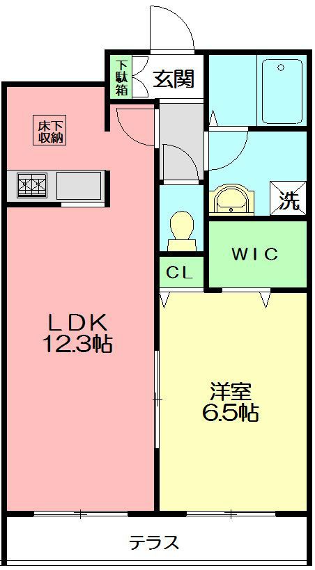 プロミネンス東戸塚 203号室 間取り