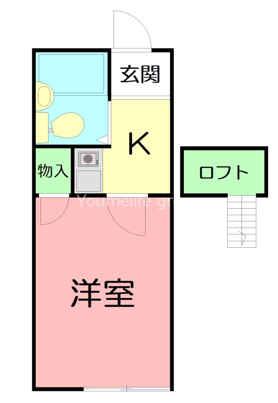 パレス大船第８ 101号室 間取り