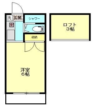 センチュリー２１タマアパート 203号室 間取り