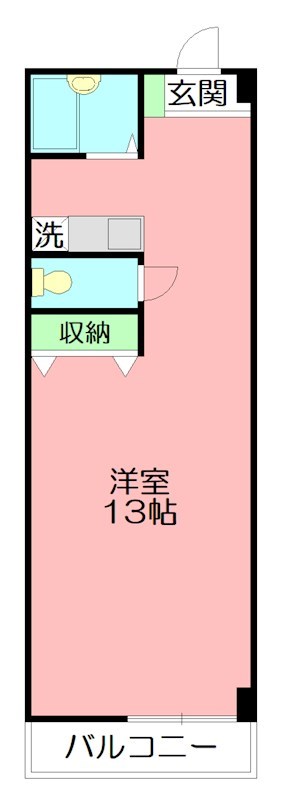 第17明智ビル 302号室 間取り