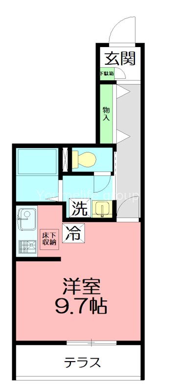 ヴィラ湘南 203号室 間取り