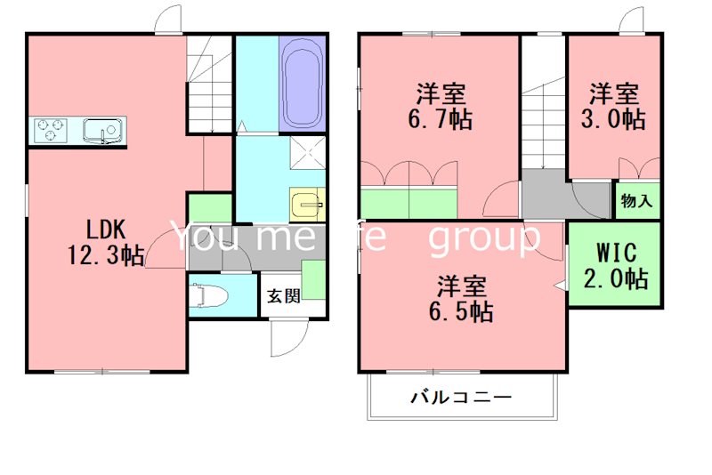 ウィロウ湘南Ⅱ 101号室 間取り