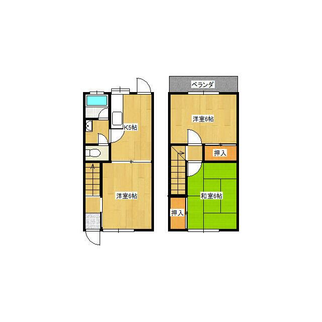 メゾネット長嶋 間取り図