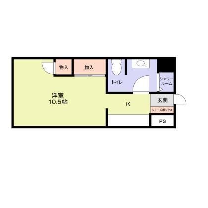 桜ヶ丘ハイム 303号室 間取り