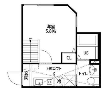 フォルテシア 204号室 間取り