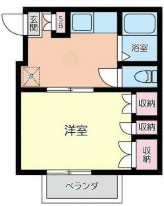 パレス小沢Ⅱ 203号室 間取り