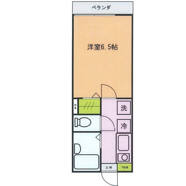 エクレールＫ花水台 303号室 間取り