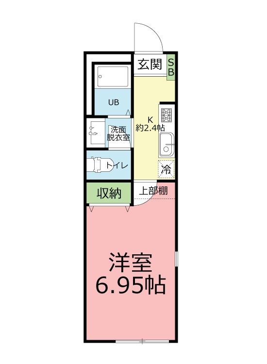 シンフォライズ湘南 Vivace 110号室 間取り