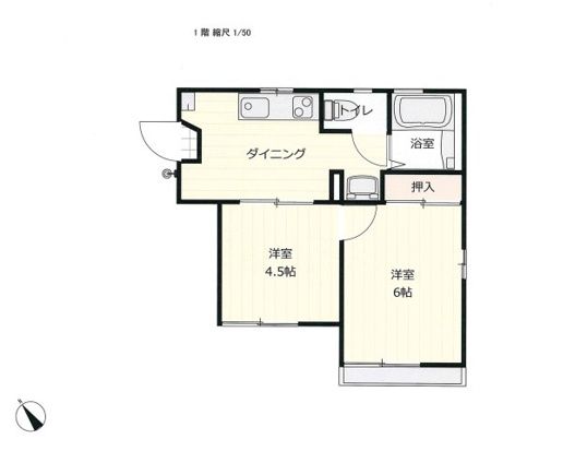 ハイムレクリオ 101号室 間取り