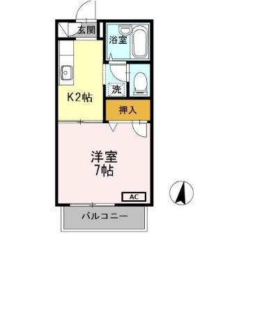 エーデルハイムⅠ 203号室 間取り
