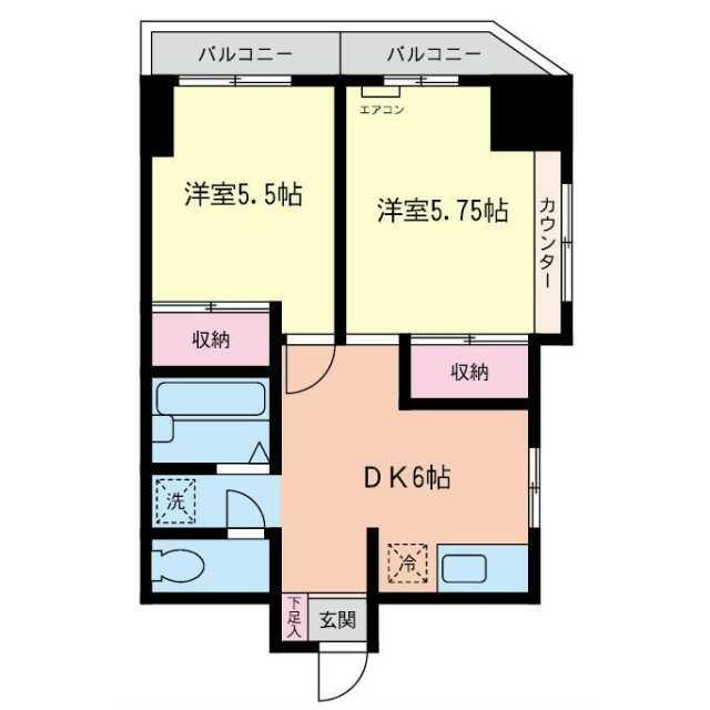 コスモAoi湘南台Ⅲ 301号室 間取り