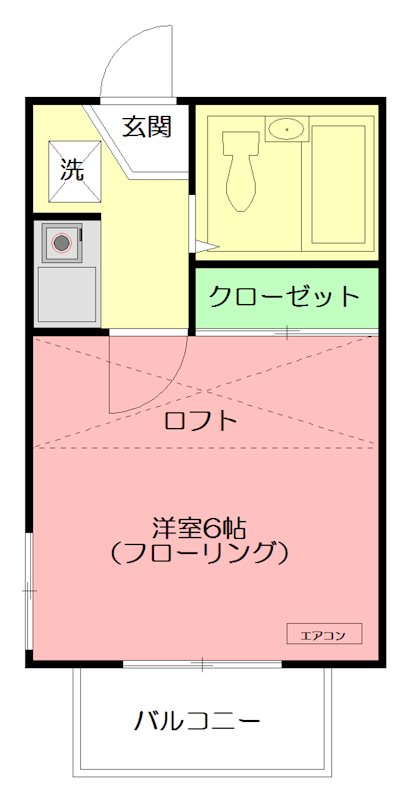 マリンコーポ片瀬江ノ島第２ 201号室 間取り