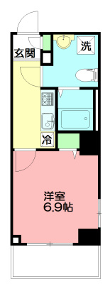ラ・フォルテ鵠  603号室 間取り