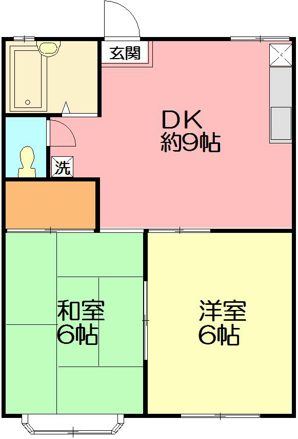 カサローサ西湘(カサローサセイショウ) 202号室 間取り