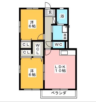 パルメゾン飯泉Aの写真2