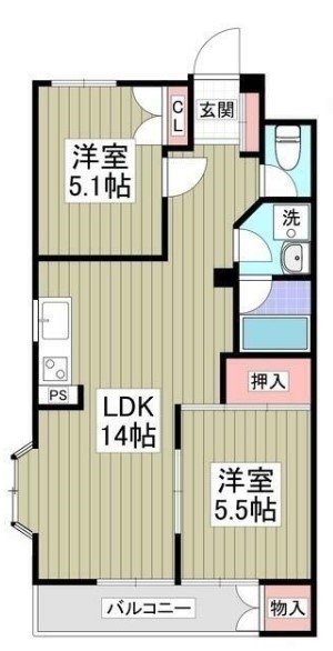 ミツイマンション 101号室 間取り