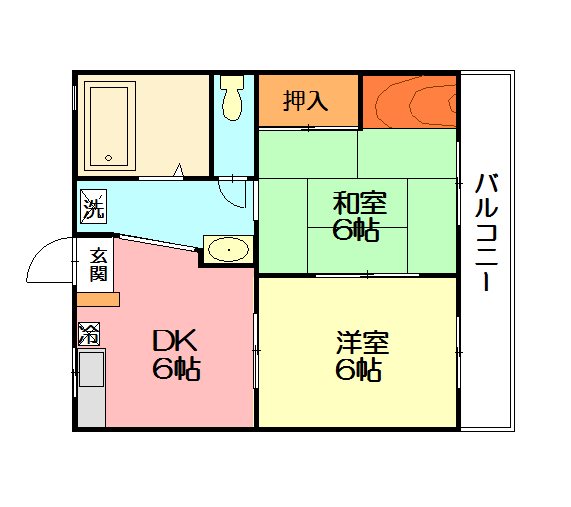 マンション瀬戸 102号室 間取り
