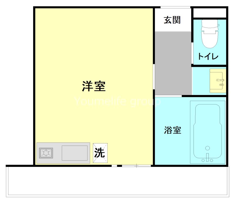 Art Hills 105号室 間取り