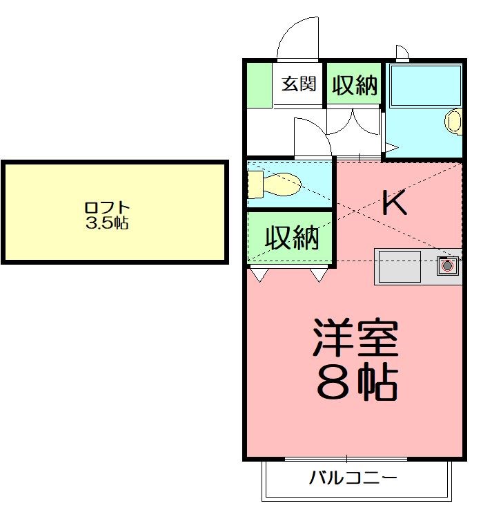 ジュエル湘南 201号室 間取り