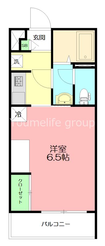 リブリ・ヴェルジュ本厚木 103号室 間取り