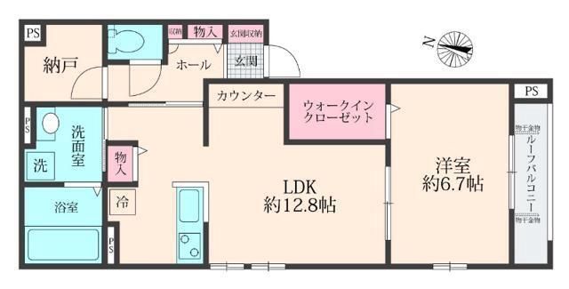 エクセレント 201号室 間取り