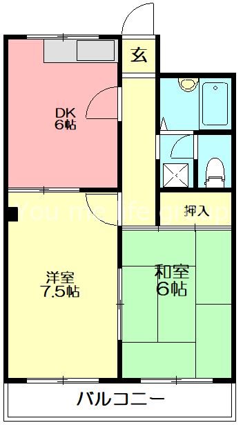 ルミネ伊藤 302号室 間取り
