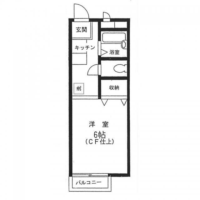 メゾンロレーヌ 105号室 間取り