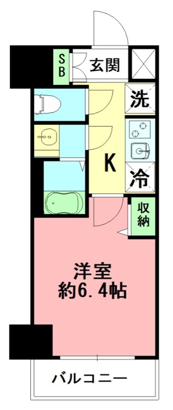 Ｎ－ｓｔａｇｅ　平塚Ⅱ 605号室 間取り