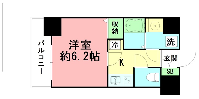Ｎ－ｓｔａｇｅ　平塚Ⅱ 1002号室 間取り