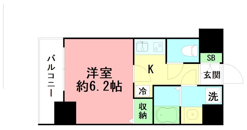 Ｎ－ｓｔａｇｅ　平塚Ⅱ 503号室 間取り
