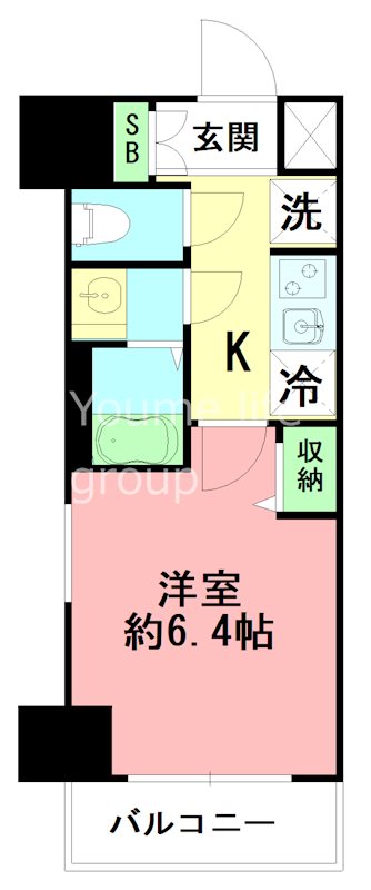 Ｎ－ｓｔａｇｅ　平塚Ⅱ 205号室 間取り