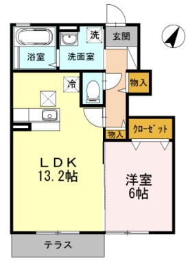 エクレール  間取り