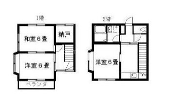 石川ハイツＡテラス（光） 間取り図