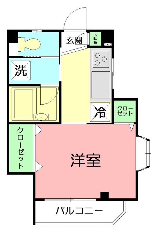 エクセルＫＭＴ 301号室 間取り