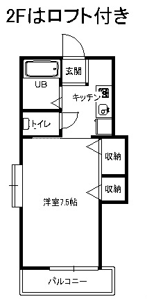リヴィエール湘南Ⅱ  103号室 間取り