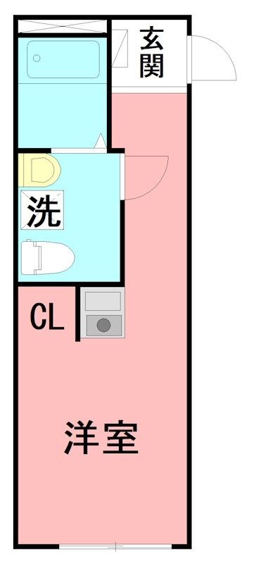 グランドール渋谷 205号室 間取り