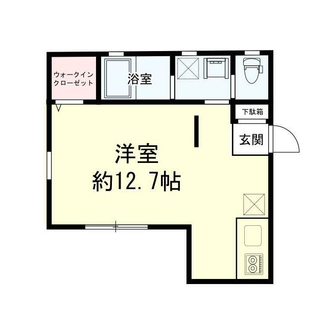 Royal Green Hadano(ロイヤルグリーンハダノ) 103号室 間取り