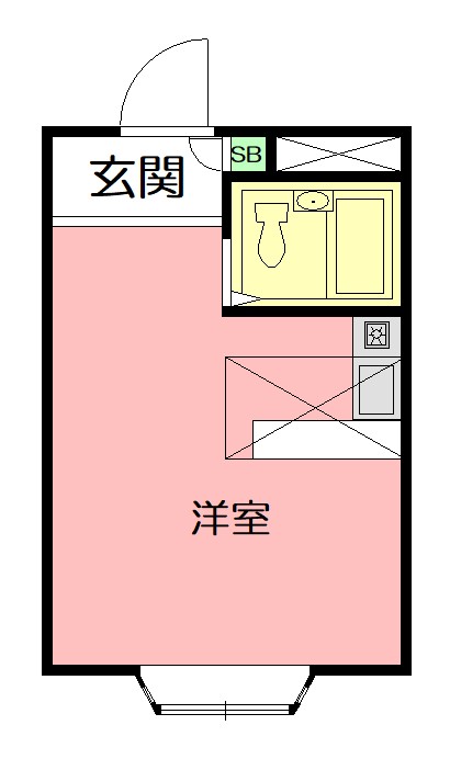 ベルピア伊勢原1-1 102号室 間取り