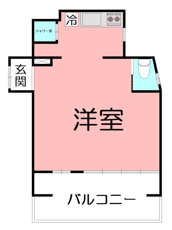 Art Hills 3A号室 間取り