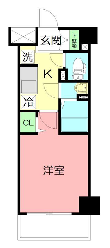 N-StageFujisawa 109号室 間取り