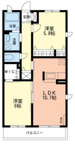 クレール山下 間取り