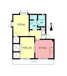 ベラーノ 102号室 間取り