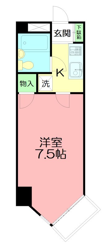 メゾン・ド湘南 207号室 間取り