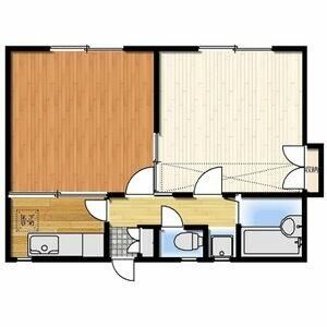 グレースフルハイツ本厚木 201号室 間取り
